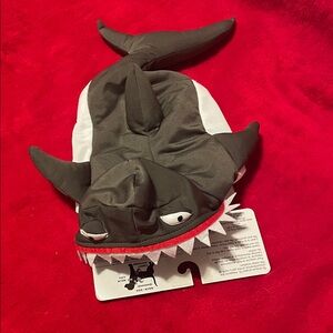 Shark Dog Costume - Gray and White